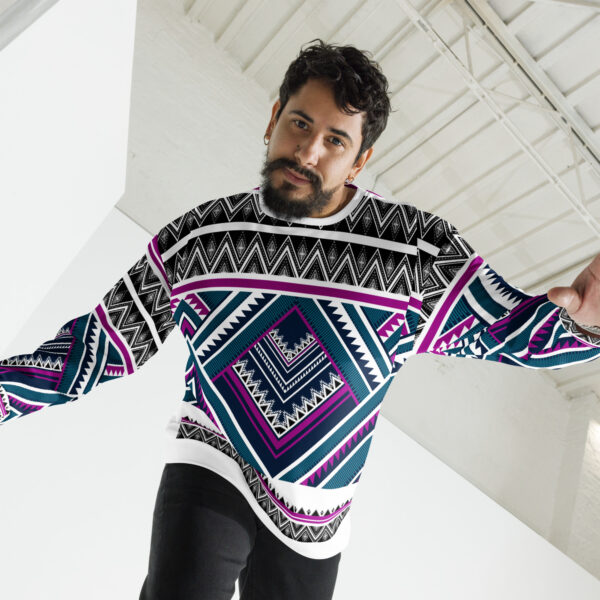 Ethnic pattern seamless geometric ethnic pattern Tribal geometric seamless Unisex Sweatshirt - Image 2