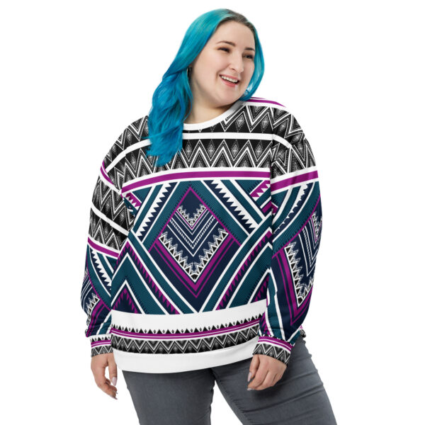 Ethnic pattern seamless geometric ethnic pattern Tribal geometric seamless Unisex Sweatshirt - Image 3