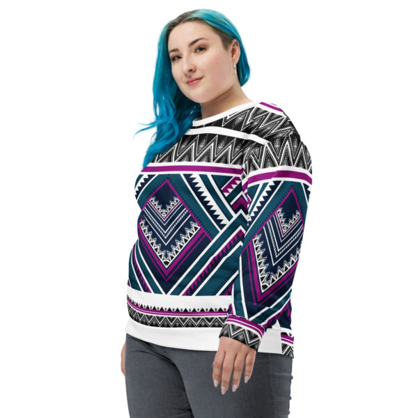 Ethnic pattern seamless geometric ethnic pattern Tribal geometric seamless Unisex Sweatshirt - Image 5