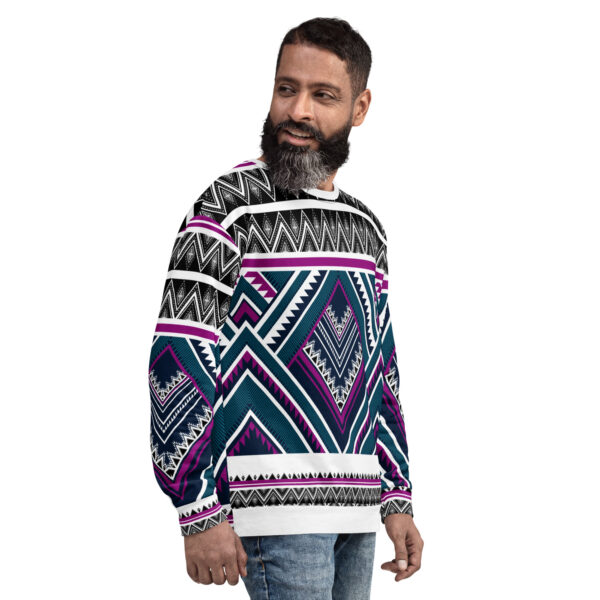 Ethnic pattern seamless geometric ethnic pattern Tribal geometric seamless Unisex Sweatshirt - Image 6